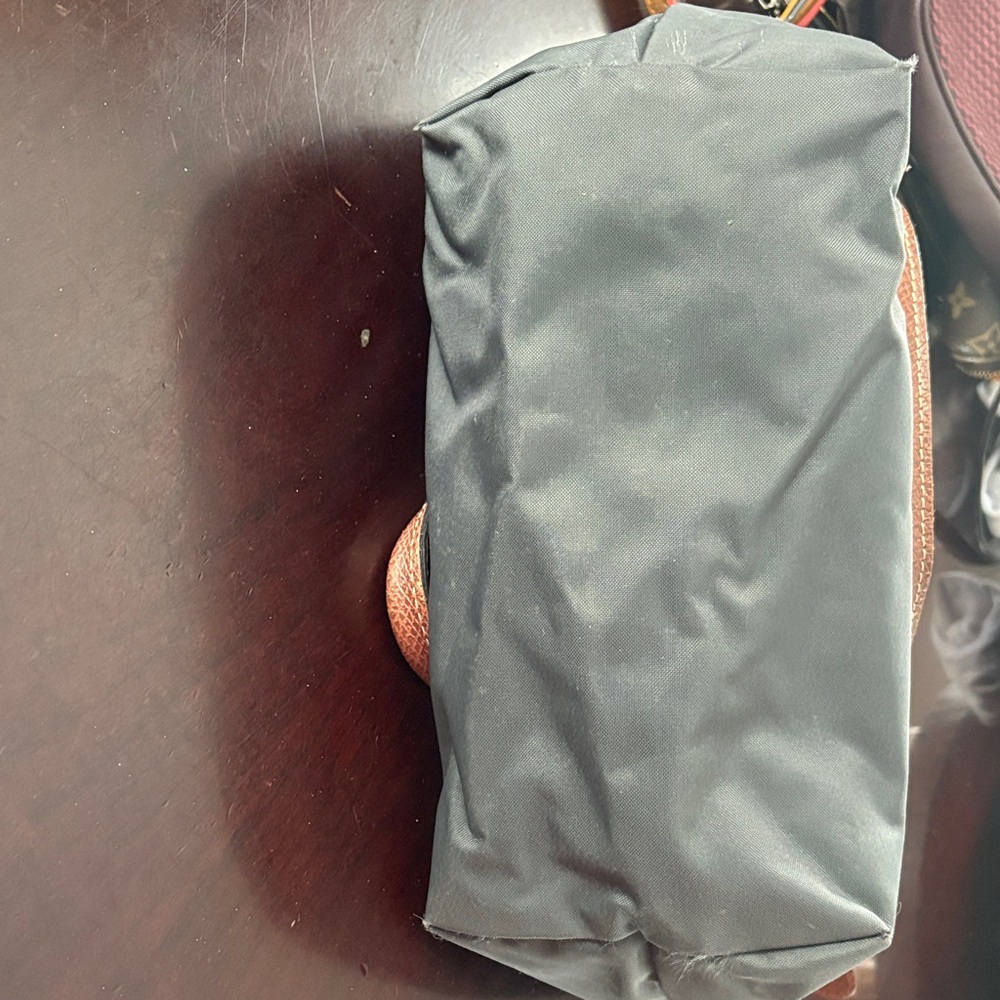 Longchamp Black Tote with Brown Accents - Picture 3 of 5